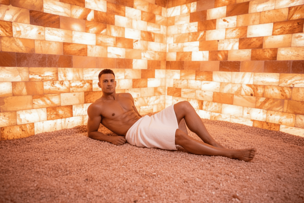 Himalayan Salt Sauna 4' x 4' Surface Area - 16 Sq feet