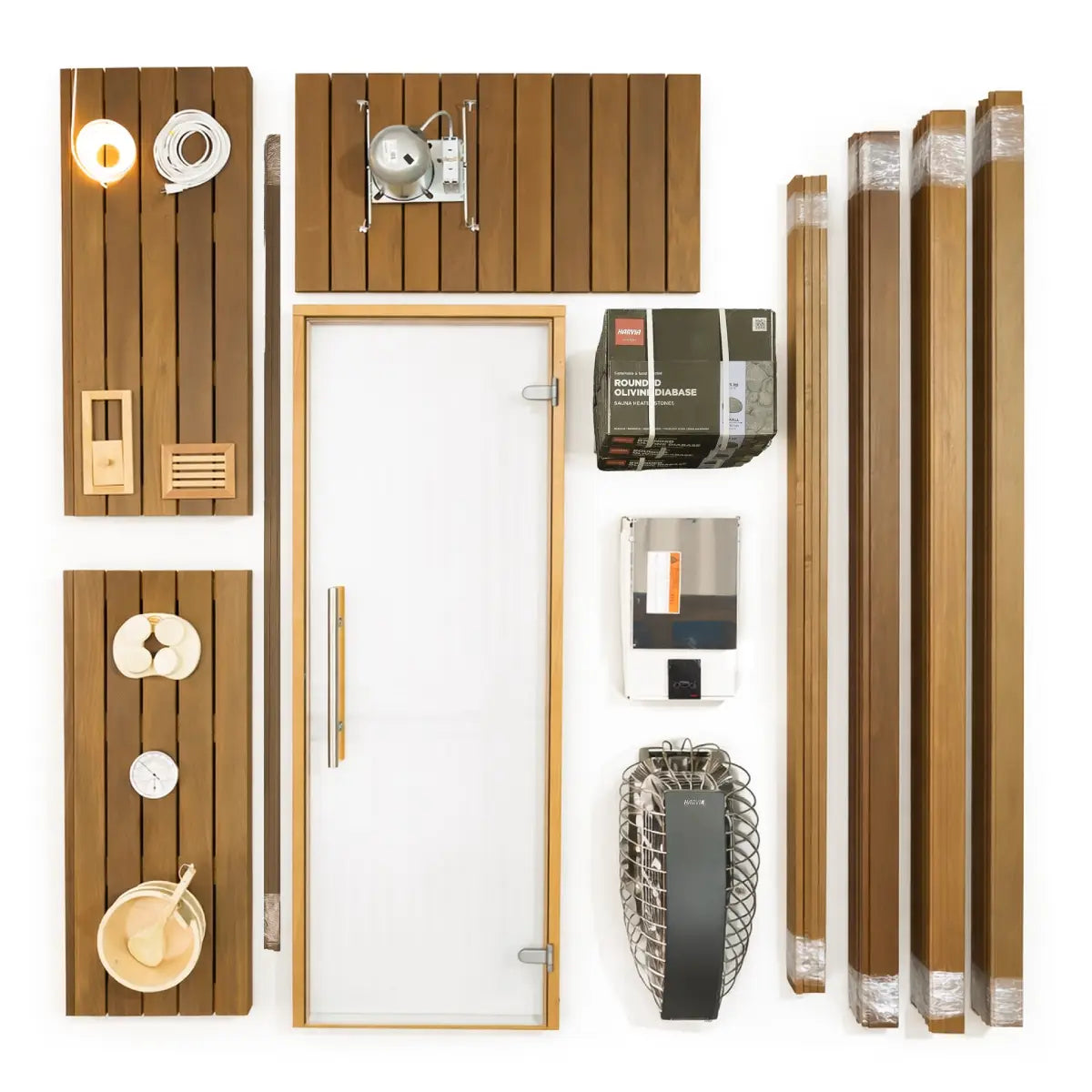 Custom Indoor Sauna Room - 6' x 7' x 8' - Finnish Sauna Builders