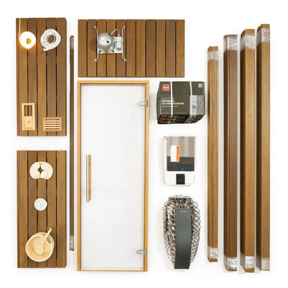Custom Indoor Sauna Room - 6' x 7' x 8' - Finnish Sauna Builders
