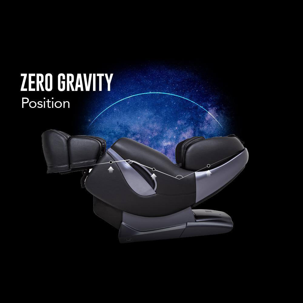 Pro 8500 Series Tan Faux Leather Reclining 2D Massage Chair with Zero Gravity, Foot and Calf Massage, Heated Seat