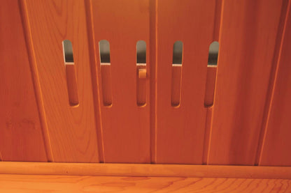 Sunray Sierra 2-Person Infrared Cedar Sauna with Carbon Heaters